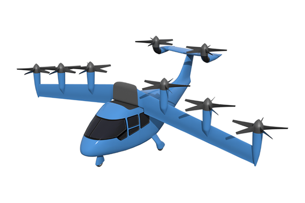 NASA Tiltwing passenger eVTOL concept design aircraft (Image credit: NASA) NASA Tiltwing passenger eVTOL concept design aircraft (Image credit: NASA)
